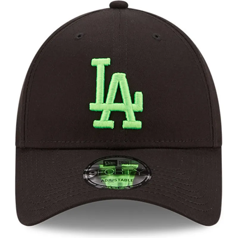 siltovka-zaoblena-cierna-nastavitelny-9forty-neon-pack-los-angeles-dodgers-mlb-new-era