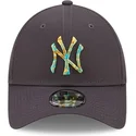 new-era-new-york-yankees-mlb-9forty-camo-infill-verstellbare-graue-kappe-mit-gebogenem-schirm