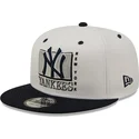 siltovka-rovna-biely-snapback-9fifty-white-crown-new-york-yankees-mlb-new-era