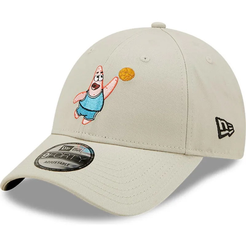 siltovka-zaoblena-bezova-nastavitelny-9forty-sporty-spongebob-a-patrick-hviezda-new-era