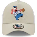 siltovka-zaoblena-bezova-snapback-a-frame-sporty-spongebob-a-patrick-hviezda-new-era
