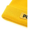 puma-classic-cuff-yellow-beanie