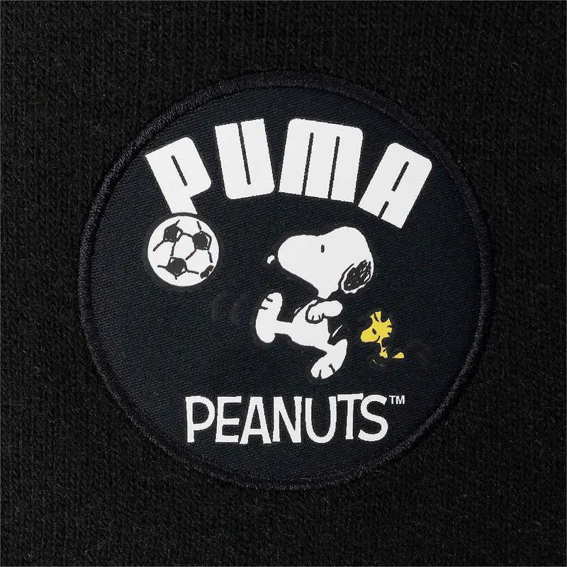ciapka-cierna-pre-deti-classic-cuffless-snoopy-peanuts-puma
