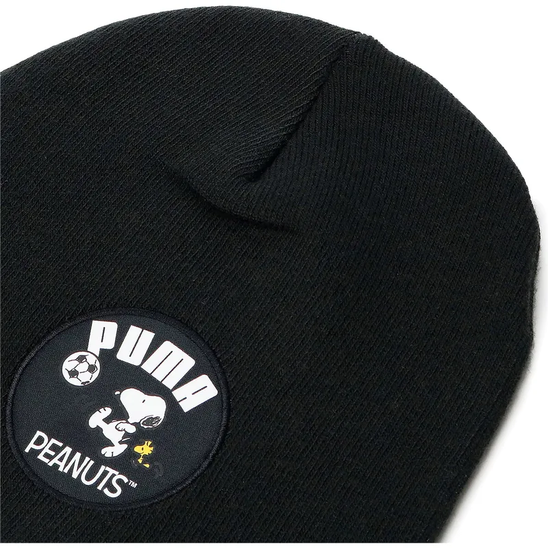 ciapka-cierna-pre-deti-classic-cuffless-snoopy-peanuts-puma