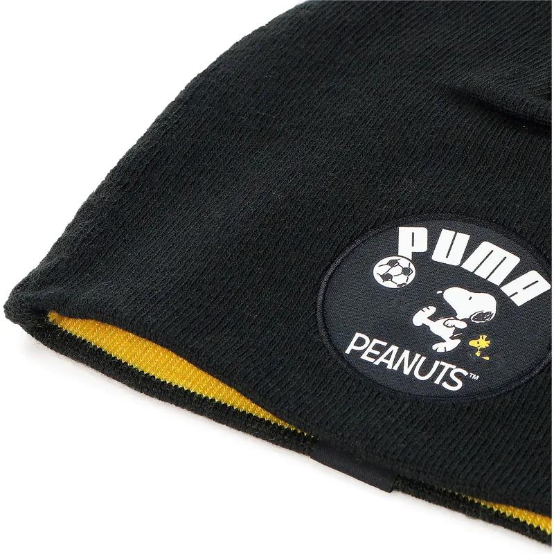 ciapka-cierna-pre-deti-classic-cuffless-snoopy-peanuts-puma