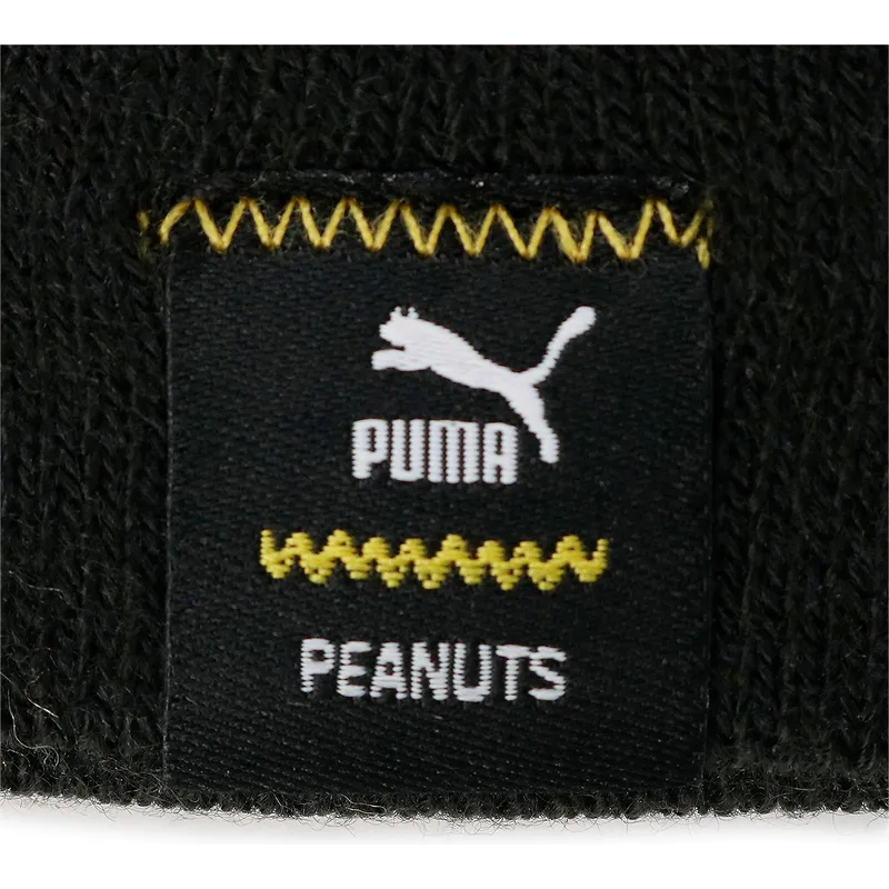 ciapka-cierna-pre-deti-classic-cuffless-snoopy-peanuts-puma