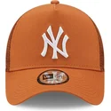 siltovka-zaoblena-hneda-snapback-a-frame-tonal-mesh-new-york-yankees-mlb-new-era