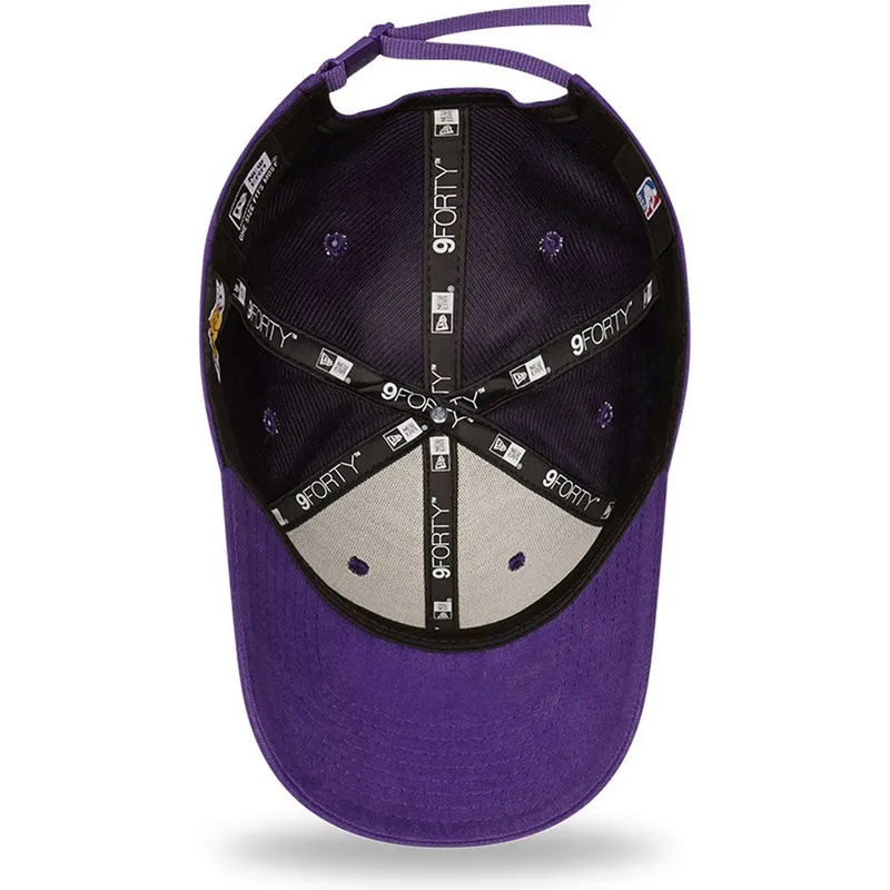 siltovka-zaoblena-fialova-nastavitelny-9forty-washed-pack-split-los-angeles-lakers-nba-new-era
