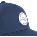 siltovka-zaoblena-tmavomodra-snapback-kustom-kulture-col-mar1-von-dutch