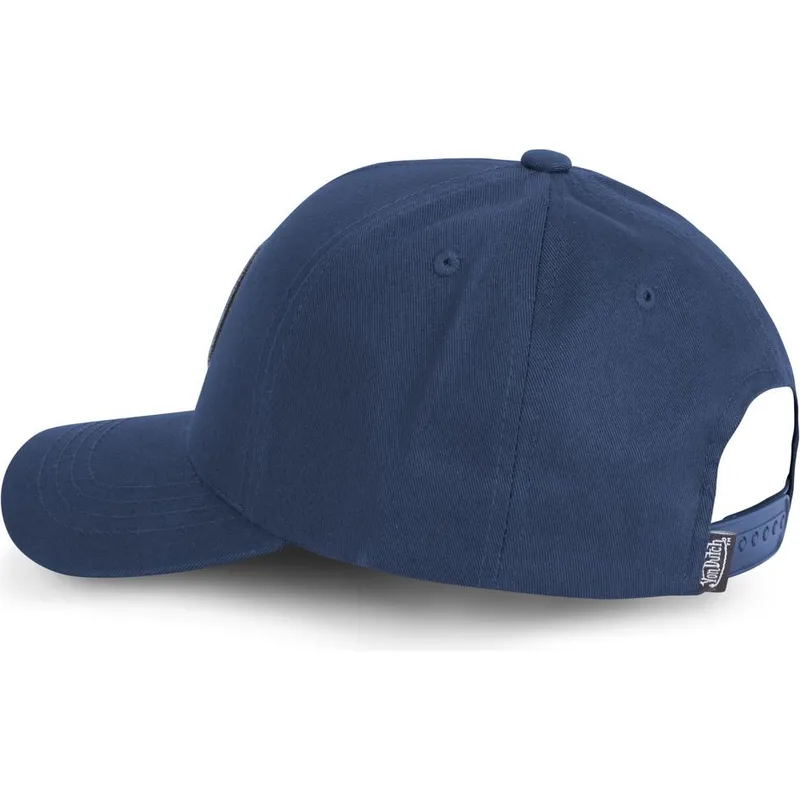 siltovka-zaoblena-tmavomodra-snapback-kustom-kulture-col-mar1-von-dutch