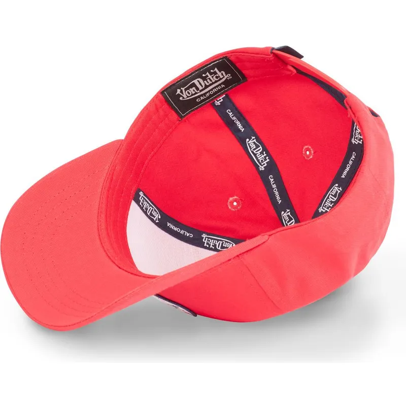 rote-gebogene-snapback-kappe-kustom-kulture-col-red1-von-von-dutch