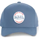 siltovka-zaoblena-modra-snapback-kustom-kulture-col-ant-von-dutch