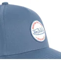 siltovka-zaoblena-modra-snapback-kustom-kulture-col-ant-von-dutch