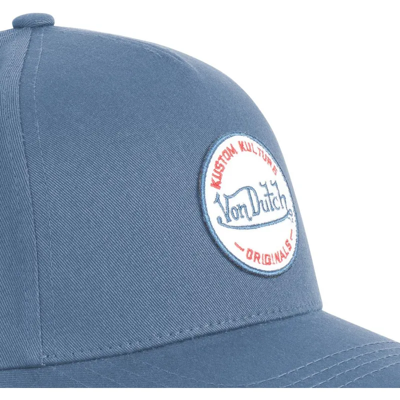 siltovka-zaoblena-modra-snapback-kustom-kulture-col-ant-von-dutch