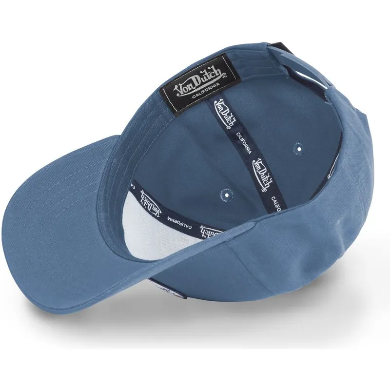 siltovka-zaoblena-modra-snapback-kustom-kulture-col-ant-von-dutch