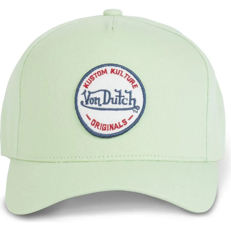 siltovka-zaoblena-zelena-snapback-kustom-kulture-col-mint-von-dutch