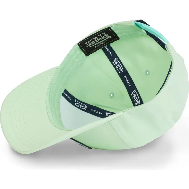 siltovka-zaoblena-zelena-snapback-kustom-kulture-col-mint-von-dutch