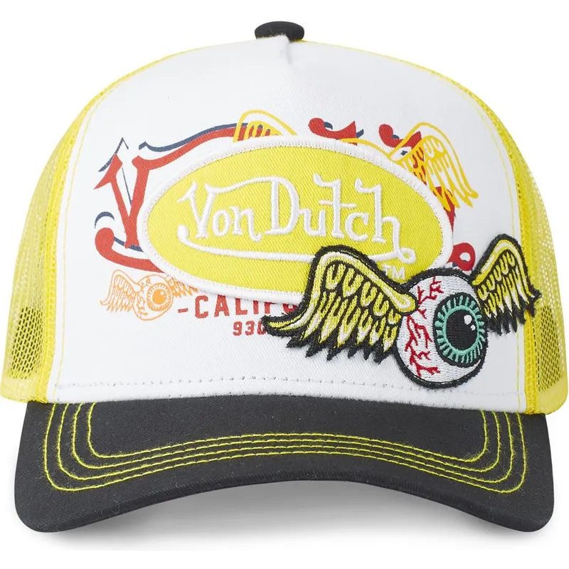 cap-zaoblena-yellow-snapback-von-dutch