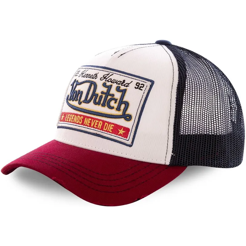 cap-zaoblena-white-snapback-von-dutch