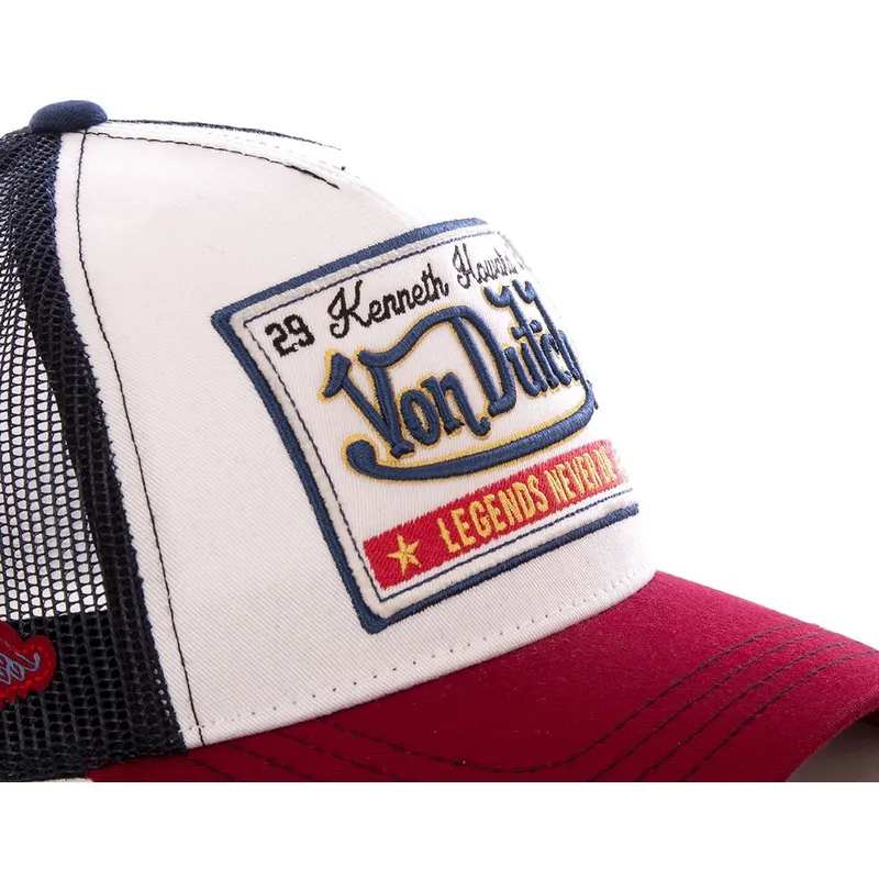 cap-zaoblena-white-snapback-von-dutch