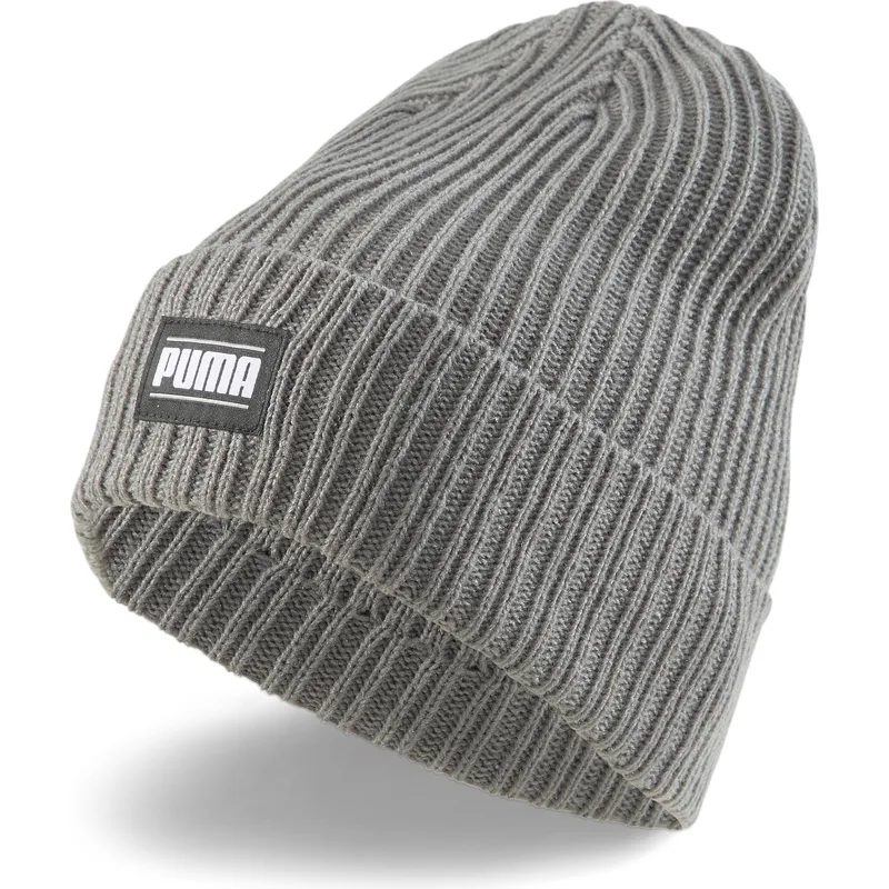ciapka-siva-ribbed-classic-cuff-puma
