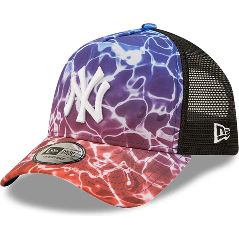 siltovka-zaoblena-viacfarebna-snapback-a-frame-summer-city-new-york-yankees-mlb-new-era