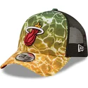 siltovka-zaoblena-viacfarebna-snapback-a-frame-summer-city-miami-heat-nba-new-era