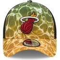 siltovka-zaoblena-viacfarebna-snapback-a-frame-summer-city-miami-heat-nba-new-era