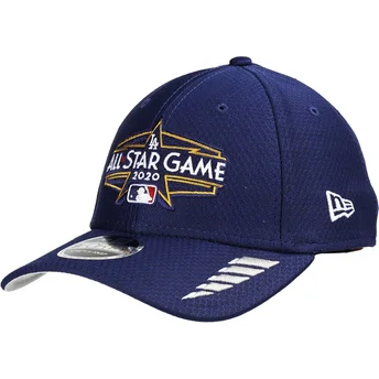 Šiltovka zaoblená modrá snapback 9FORTY Washed Pack Split Los Angeles Dodgers MLB New Era