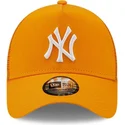 siltovka-zaoblena-oranzova-snapback-a-frame-tonal-mesh-new-york-yankees-mlb-new-era