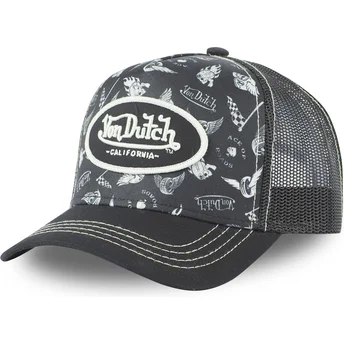 Šiltovka zaoblená čierna snapback TAT05 Von Dutch