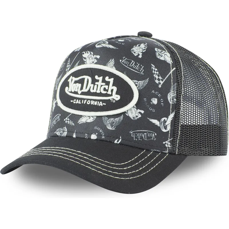 siltovka-zaoblena-cierna-snapback-tat05-von-dutch