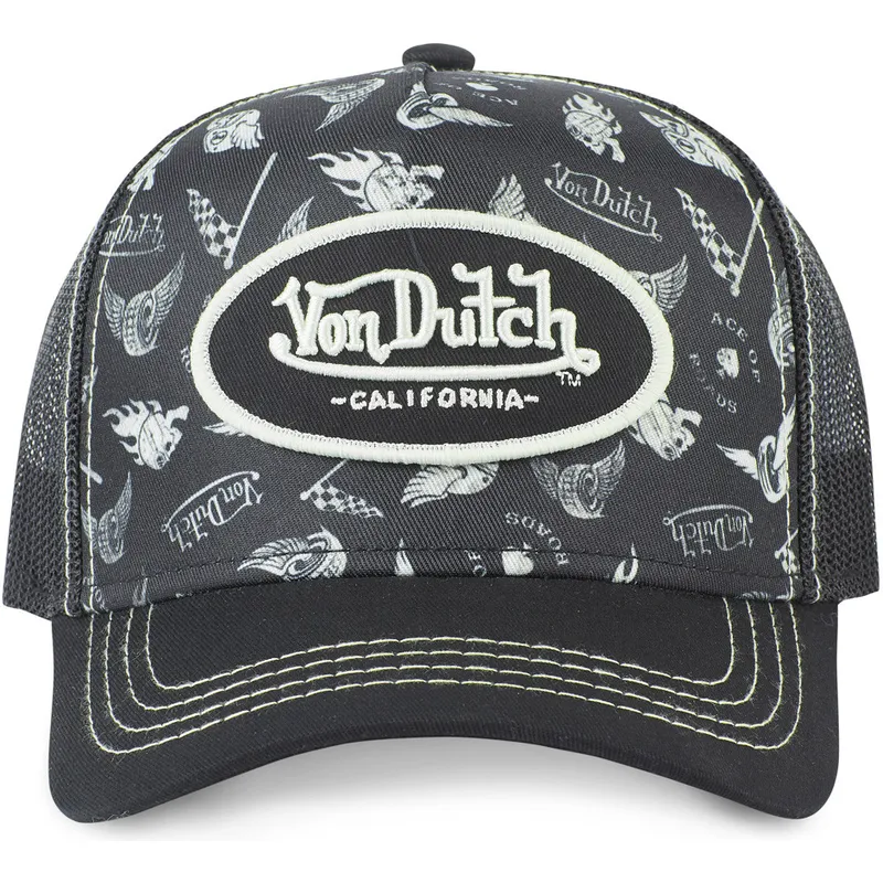 siltovka-zaoblena-cierna-snapback-tat05-von-dutch
