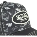 siltovka-zaoblena-cierna-snapback-tat05-von-dutch