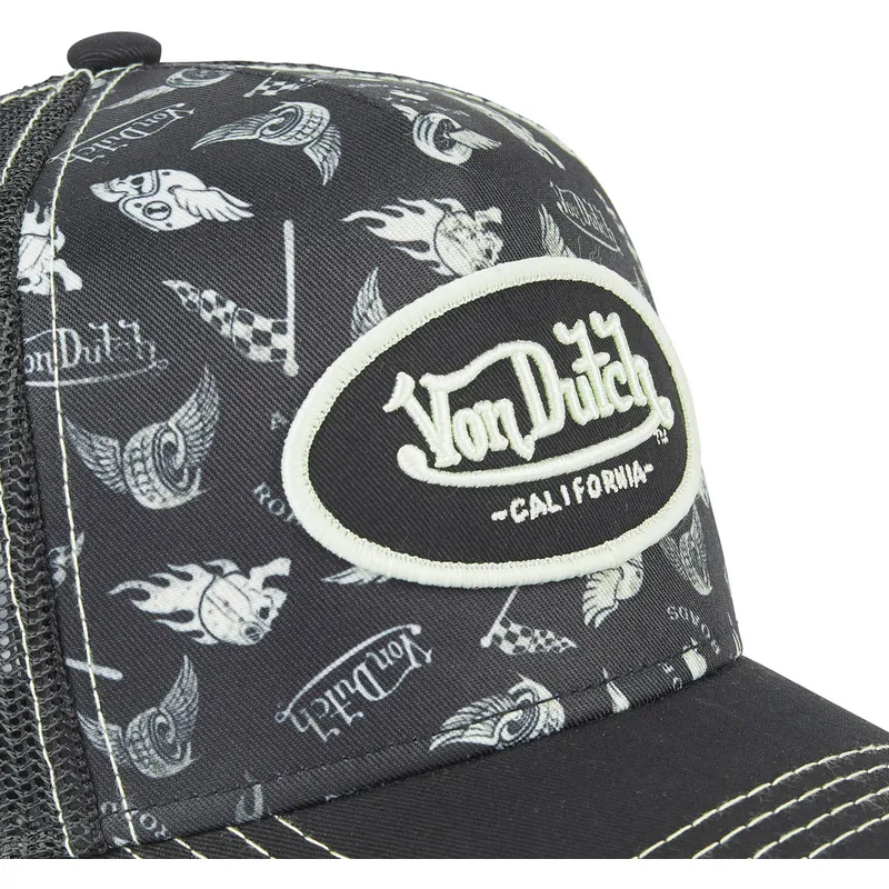 siltovka-zaoblena-cierna-snapback-tat05-von-dutch