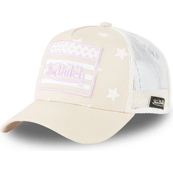 siltovka-zaoblena-ruzova-snapback-star-lp-von-dutch