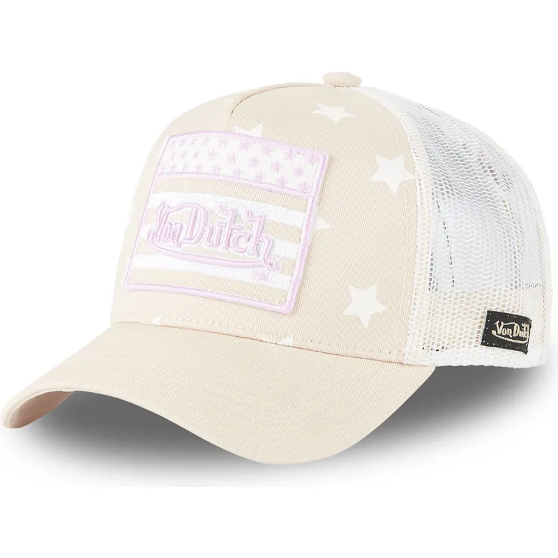 siltovka-zaoblena-ruzova-snapback-star-lp-von-dutch