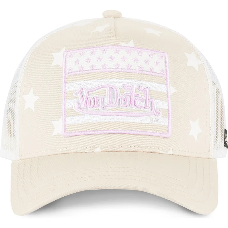 siltovka-zaoblena-ruzova-snapback-star-lp-von-dutch