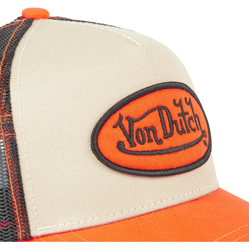 siltovka-zaoblena-oranzova-snapback-ora-von-dutch