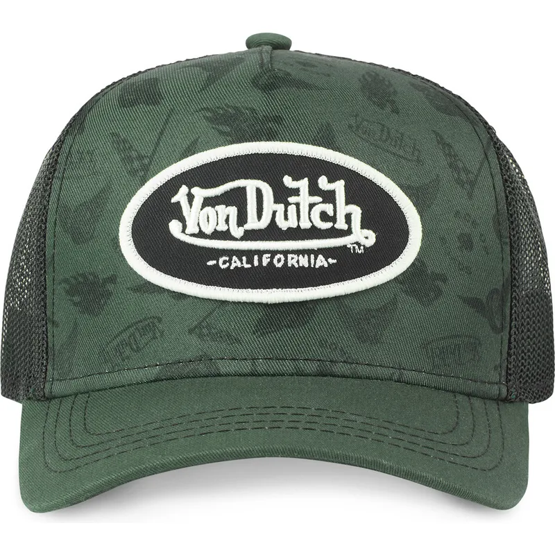 siltovka-zaoblena-zelena-snapback-tat03-von-dutch
