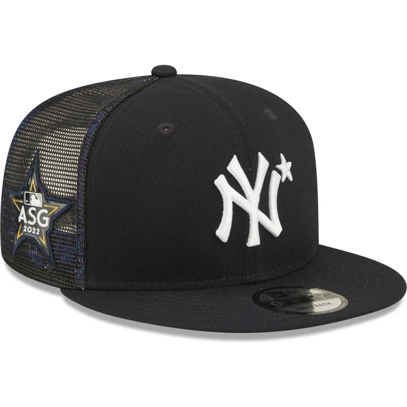 flache-marineblaue-trucker-kappe-9fifty-all-star-game-der-new-york-yankees-mlb-von-new-era