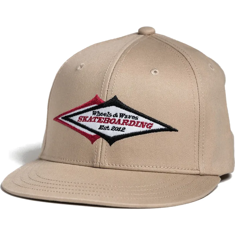 siltovka-rovna-bezova-snapback-skateboarding-ww24-wheels-and-waves