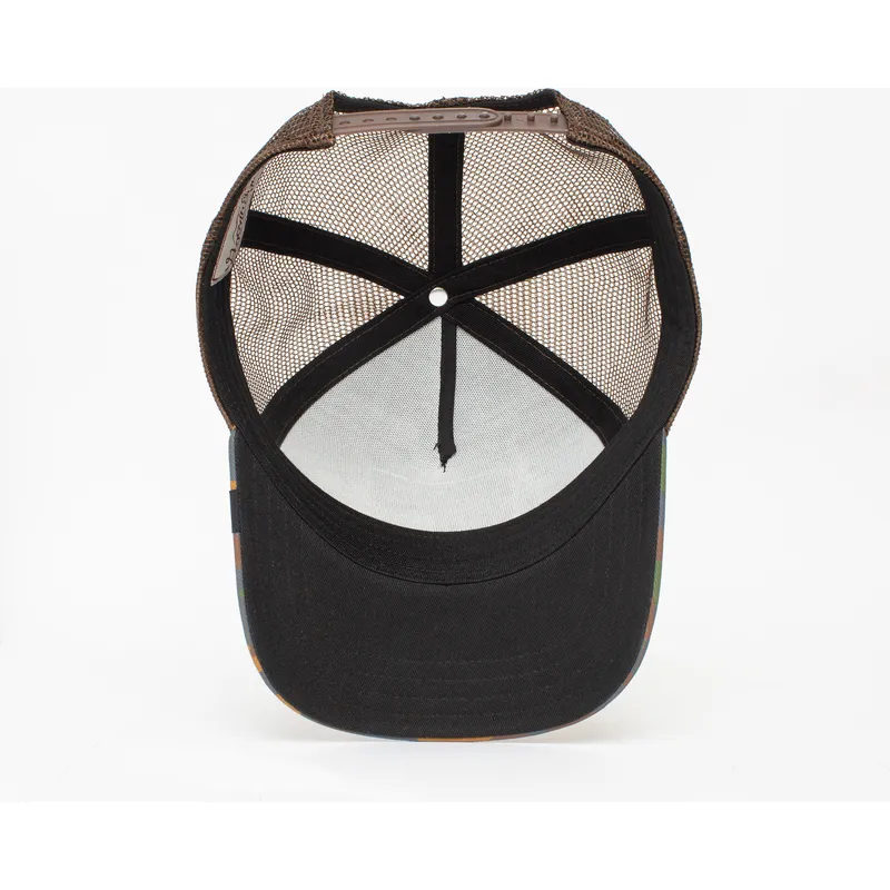 siltovka-zaoblena-kamuflaz-snapback-goat-clay-henry-the-farm-goorin-bros
