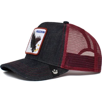 siltovka-zaoblena-tmavomodra-snapback-the-freedom-eagle-the-farm-goorin-bros