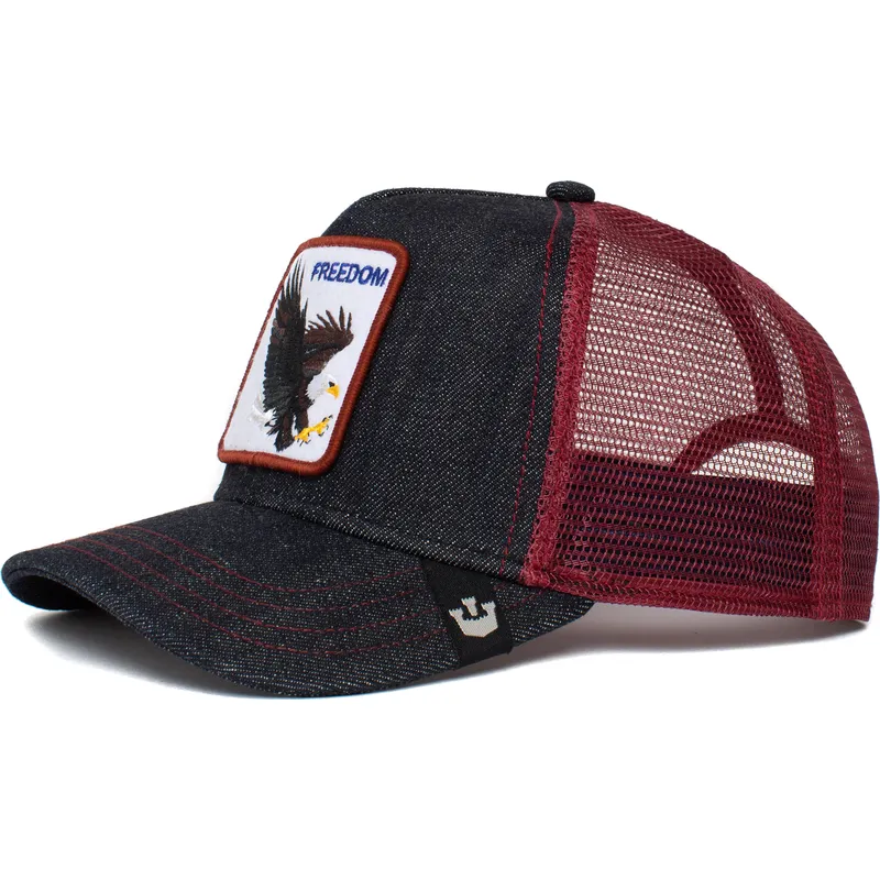 siltovka-zaoblena-tmavomodra-snapback-the-freedom-eagle-the-farm-goorin-bros