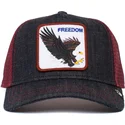 siltovka-zaoblena-tmavomodra-snapback-the-freedom-eagle-the-farm-goorin-bros