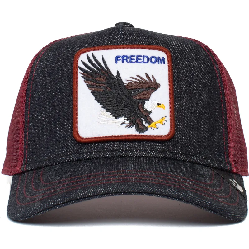 trucker-cap-marineblau-und-rot-adler-the-freedom-eagle-the-farm-von-goorin-bros