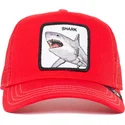 rote-trucker-kappe-hai-shark-dunnah-the-farm-von-goorin-bros