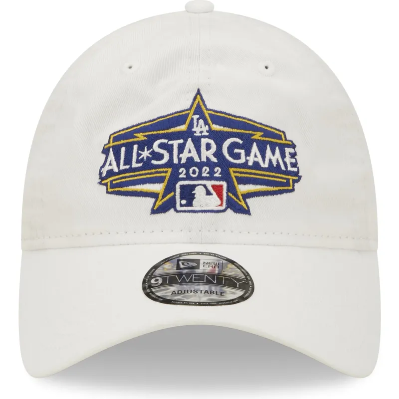 weisse-verstellbare-gebogene-kappe-9twenty-all-star-game-core-classic-der-los-angeles-dodgers-mlb-von-new-era