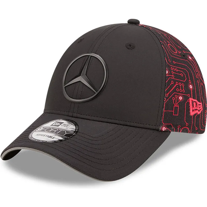 siltovka-zaoblena-cierna-nastavitelny-9forty-esports-grand-prix-mercedes-formula-1-new-era